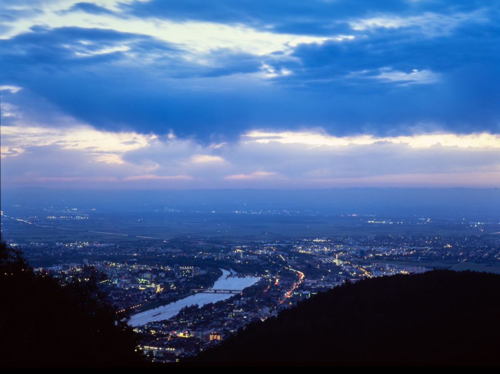 Coucher de soleil et matinée à&nbsp;Heidelberg
